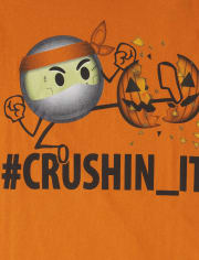 Boys Halloween Ninja Graphic Tee
